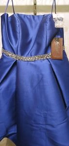 Mac duggal short dress royal size 14